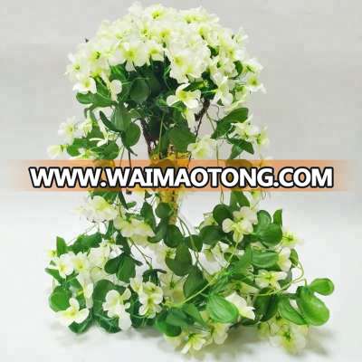 Custom Led Violet Artificial Flowers For Home/ Wedding Decorative Flower Vine