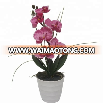 Real Touch Led  Artifical Flower 49CM Phalaenopsis Orchids For Home Decor