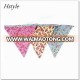 Floral Fabric Buntings Home Garden Party Wedding Decoration Bunting Garland PL509